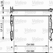 735118 Chladič, chlazení motoru VALEO