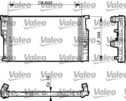 735493 Chladič, chlazení motoru VALEO