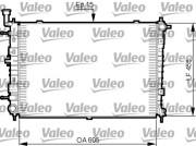 735516 Chladič, chlazení motoru VALEO