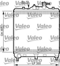 735522 Chladič, chlazení motoru VALEO