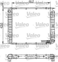 810968 Chladič, chlazení motoru VALEO