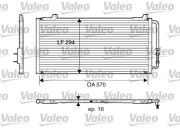 816921 Kondenzátor, klimatizace VALEO