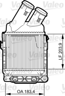 817490 Chladič turba VALEO