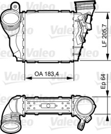 817557 Chladič turba VALEO