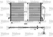 817712 Kondenzátor, klimatizace VALEO