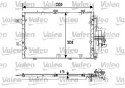 817843 Kondenzátor, klimatizace VALEO