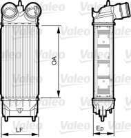 818227 Chladič turba VALEO