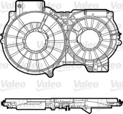 820759 Držák, větrák chladiče VALEO