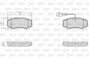 873921 Sada brzdových destiček, kotoučová brzda OPTIPACK for LCV VALEO