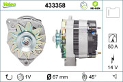 433358 generátor VALEO RE-GEN REMANUFACTURED VALEO