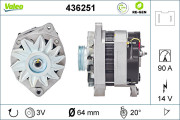 436251 generátor VALEO RE-GEN REMANUFACTURED VALEO