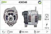 436346 generátor VALEO RE-GEN REMANUFACTURED VALEO