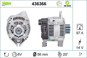 436366 generátor VALEO RE-GEN REMANUFACTURED VALEO