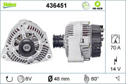 436451 generátor VALEO RE-GEN REMANUFACTURED VALEO