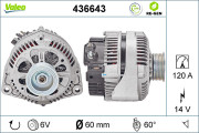 436643 generátor VALEO RE-GEN REMANUFACTURED VALEO