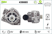 436665 generátor VALEO RE-GEN REMANUFACTURED VALEO