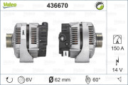 436670 generátor VALEO RE-GEN REMANUFACTURED VALEO