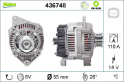 436748 generátor VALEO RE-GEN REMANUFACTURED VALEO