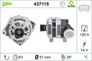 437115 generátor VALEO RE-GEN REMANUFACTURED VALEO