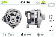 437116 generátor VALEO RE-GEN REMANUFACTURED VALEO