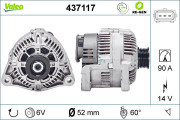 437117 generátor VALEO RE-GEN REMANUFACTURED VALEO