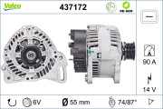 437172 generátor VALEO RE-GEN REMANUFACTURED VALEO