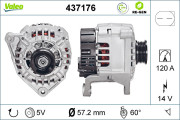 437176 generátor VALEO RE-GEN REMANUFACTURED VALEO