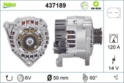 437189 generátor VALEO RE-GEN REMANUFACTURED VALEO