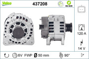 437208 generátor VALEO RE-GEN REMANUFACTURED VALEO