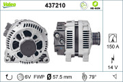 437210 generátor VALEO RE-GEN REMANUFACTURED VALEO