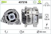 437216 generátor VALEO RE-GEN REMANUFACTURED VALEO