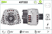 437222 generátor VALEO RE-GEN REMANUFACTURED VALEO