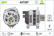 437307 generátor VALEO RE-GEN REMANUFACTURED VALEO