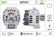 437311 generátor VALEO RE-GEN REMANUFACTURED VALEO