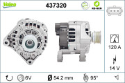 437320 generátor VALEO RE-GEN REMANUFACTURED VALEO