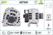 437341 generátor VALEO RE-GEN REMANUFACTURED VALEO