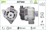 437344 generátor VALEO RE-GEN REMANUFACTURED VALEO