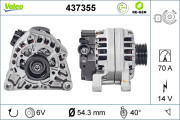 437355 generátor VALEO RE-GEN REMANUFACTURED VALEO