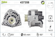 437358 generátor VALEO RE-GEN REMANUFACTURED VALEO