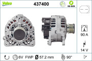 437400 generátor VALEO RE-GEN REMANUFACTURED VALEO