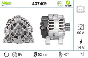 437409 generátor VALEO RE-GEN REMANUFACTURED VALEO