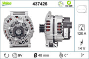 437426 generátor VALEO RE-GEN REMANUFACTURED VALEO