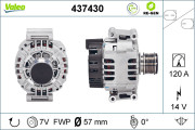 437430 generátor VALEO RE-GEN REMANUFACTURED VALEO