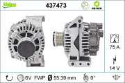 437473 generátor VALEO RE-GEN REMANUFACTURED VALEO