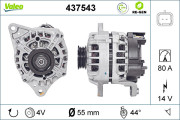 437543 generátor VALEO RE-GEN REMANUFACTURED VALEO