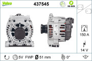 437545 generátor VALEO RE-GEN REMANUFACTURED VALEO