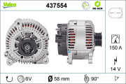 437554 generátor VALEO RE-GEN REMANUFACTURED VALEO