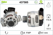 437585 generátor VALEO RE-GEN REMANUFACTURED VALEO