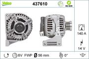 437610 generátor VALEO RE-GEN REMANUFACTURED VALEO