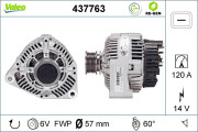 437763 generátor VALEO RE-GEN REMANUFACTURED VALEO